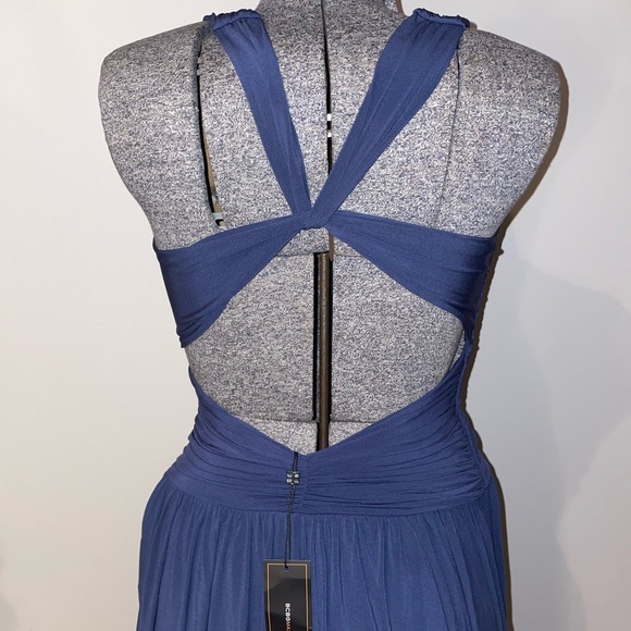 BCBG BLUE EVENING GOWN - Picture 4 of 5